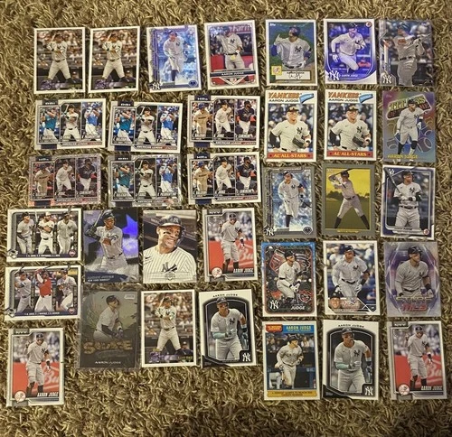 Aaron Judge Card Lot 34 Cards New York Yankees Base Inserts Topps Bowman