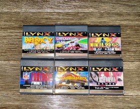 Atari Lynx II With Mcwill LCD mod And 6 Games