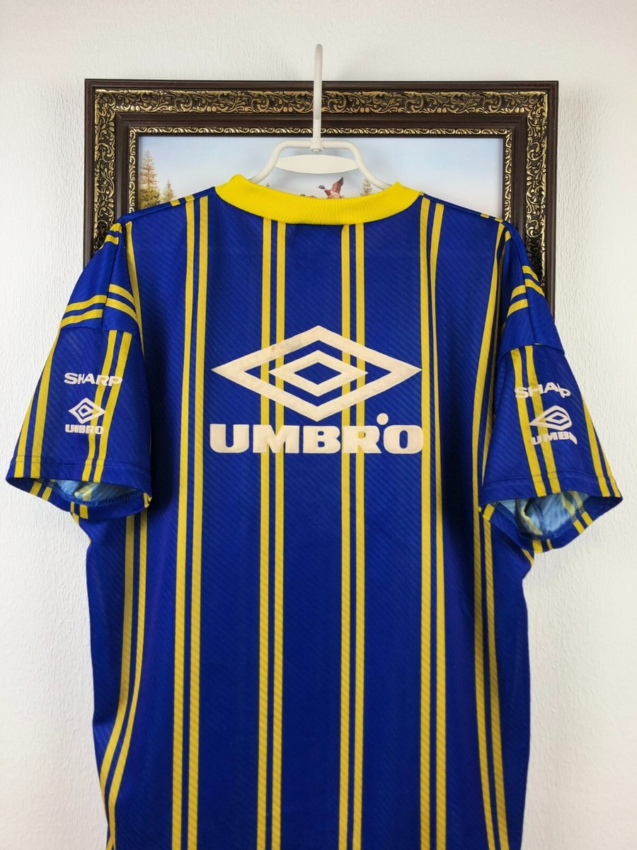 Vintage 90's Manchester United Football Shirt Umbro Soccer Jersey