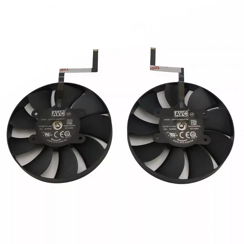 NVIDIA RTX Graphics Card Fan 3060 3060Ti Replacement AVC DAPC0815B2UP006 TD118 - Image 3 of 4