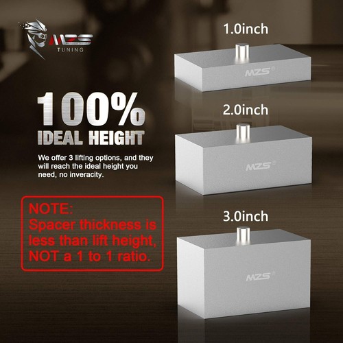Leveling Kit 2" Rear Lift Blocks Compatible with 1999-2023 F250 F350 Super Duty - Picture 5 of 6