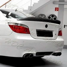 For 2004-2010 BMW 5-Series E60 Sedan PSM-Style Carbon Fiber Trunk Spoiler Wing