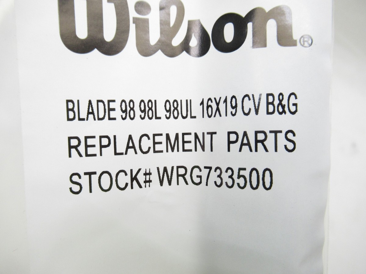 BUMPERGUARD / GROMMET SET: WILSON BLADE 98/98L/UL CV / VER 6