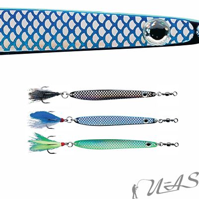 DAM Top Köder Set 3 St. Fz Meerforellen Mefo Blinker 18G Dressed Seatrout Fliege