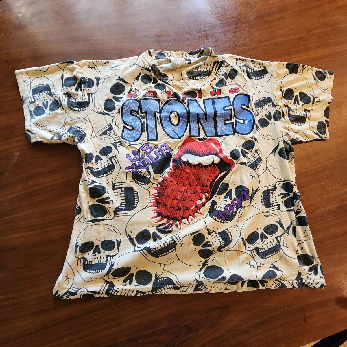 1994 Rolling Stones Skulls All Over Print Voodoo Lounge 1994 Rolling Stones Skulls All Over Print Voodoo Lounge