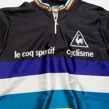 Cycling Jersey Le Coq Sportif 1980 Negra Las Mejores Ofertas En Le