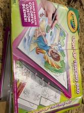 Crayola Blue Light Up Tracing Pad Bright LED Power In An Ultra Thin Tablet NEW