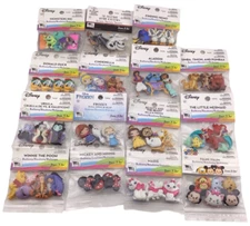15 Pack Disney Dress It Up Buttons Lion King Frozen Aladdin Nemo Ariel Winnie