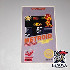 Metroid Nes Replacement Game Label Sticker Precut
