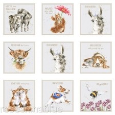 Image of Wrendale Words of Wisdom Card fox flamingo owl sloth hare