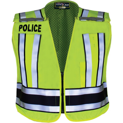 Flying Cross 71500P 86 2XL N/A Pro Series Hi-Vis Safety Vest Navy Band And