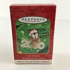 Hallmark Keepsake Christmas Tree Ornament 1 Cool Decade 2000 Walrus New