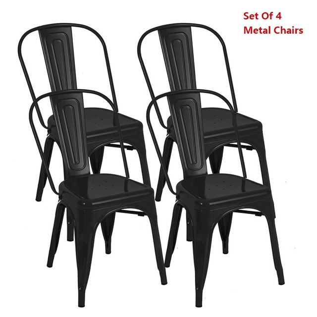 Retro Dining Kitchen Chairs Chrome 1950s Americana Heavy Duty