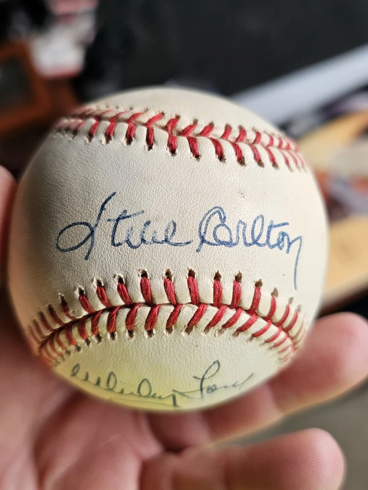 MultiSignature Ball Nolan Ryan + Whitey Ford + Steve Carlton Autographed - Image 3 of 3