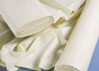 Baumwolle Satin Vorhang Futter Stoff - Elfenbein - Waschbar - 7 Meter