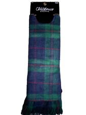 *THE CHRISTMAS SHOPPE* 48" TARTAN FLANNEL TREE SKIRT - NEW!!
