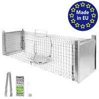 Tierfalle Lebendfalle Marderfalle Stable Drahtfalle 102 X 26 X 26 Cm Petigi
