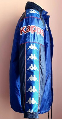 Barcelona 90' ultra rare football Kappa warm jacket size XL | eBay