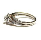 14k yellow rose gold .86ct SI2 H round engagement wedding band ring set 6.2g 10 — photo 3