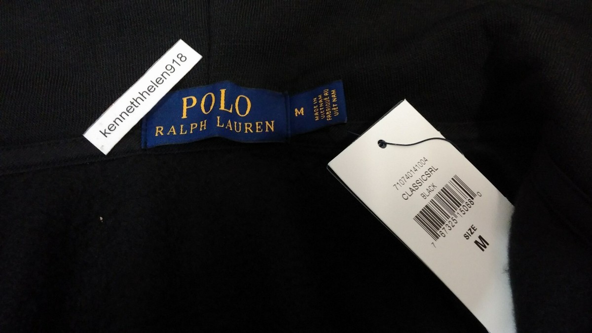 Polo by Ralph Lauren ブラック ジャンパー M Polo Ralph Lauren Stretch Double-Knit Graphic Track Jacket