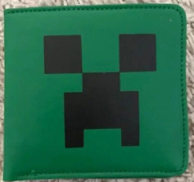 1x Minecraft Grass Block Creeper Wallet