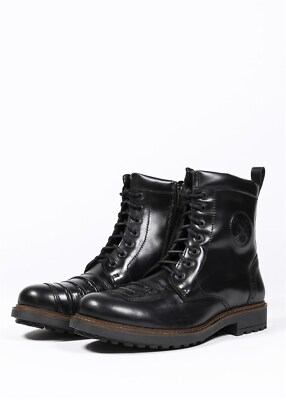 John Doe Falcon Black XTM schwarz Gr. 40 EU Motorradstiefel Lederstiefel Stiefel