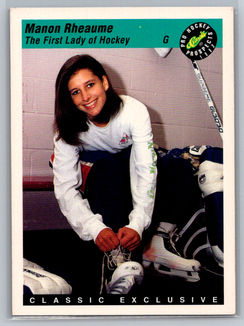 1993 Classic Pro Hockey Prospects - Manon Rheaume #3 (RC)