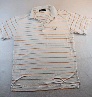 Byron Nelson Signature Series Logo Golf Polo Shirt Mens Large Lightweight Cotton