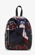 naruto shippuden itachi akatsuki mini backpack