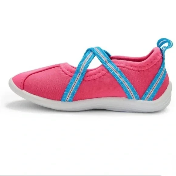 ZAPATOS DE AGUA SPEEDO NIÑAS PEQUEÑAS TALLA PEQUEÑA 5/6 12-18 MOS ROSA TAFFY MARY JANE Foto 2 de 4