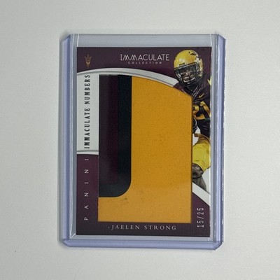 2015 Panini Immaculate Rookie Jumbo Patch Jaelen Strong Sun Devils /25 