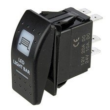 12V LED Light Bar ON-OFF Switch Fit For Car Tractor Can Am Maverick Commander