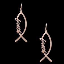 Faith Fish Earrings