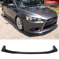Fits 09-15 Mitsubishi Lancer Gt Gts Ralliart Ra Style Front Bumper Lip Splitter