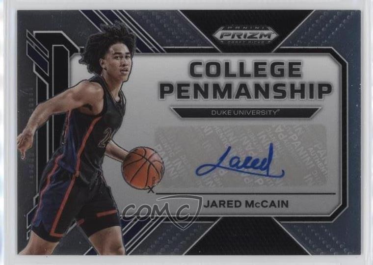 2023 Panini Prizm Draft Picks College Penmanship Jared McCain #CP-JMC Auto 00kj