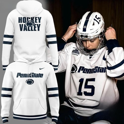 #ad Penn State Hockey Beaver Stadium Uniform Limited Edition Hoodie $48.95