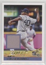 2018 Panini Donruss Retro 1984 Materials Gold 45/99 Luis Severino #R84-LS 0r4