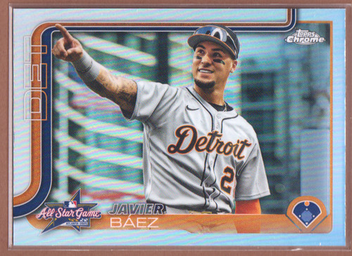 Javier Baez #ASGC-7 2025 Topps Chrome Update All-Star Game card