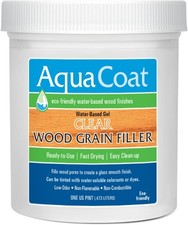 Clear Eco-Friendly Water-Based Drying Wood Grain Filler w/ Minimal Shrinkage