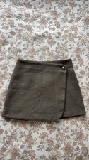 H&M Women Wool Blend Wrap-Around Mini Skirt | Size: M/US8