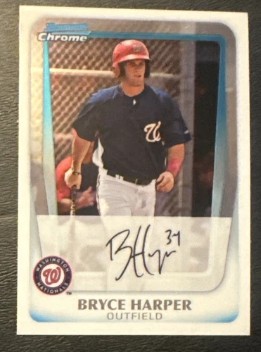 Bryce Harper 2011 Bowman Chrome Rookie Card #bcp111 (7250)