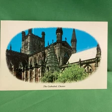 The Cathedral, Chester, Cheshire England, Chrome Postcard, unposted