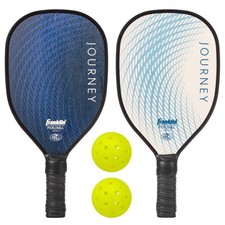 Franklin Sports 2 Player Journey Pickle Ball Set in Mesh Bag NEVER PLAYED BEFORE