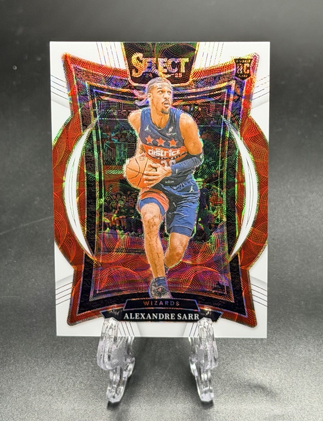 2024-25 Panini Select Alexandre Sarr White Scope Prizm RC SP /35 #73 Rookie