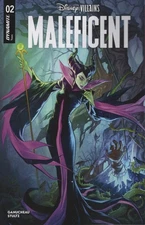 DISNEY VILLAINS MALEFICENT #2 COVER B ELLERY SANTOS VARIANT VF/NM DYNAMITE HOHC