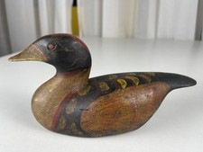 Statua in legno anatra 19 cm. - Condizione vedi foto