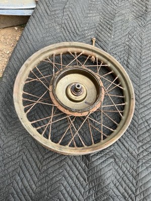 New Old Stock, Harley Davidson, Wla Front Wheel Assembly Wl In cosmoline !