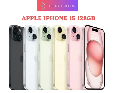 Apple iPhone 15 5G 128GB iOS Smartphone Unlocked All Colors Pristine Excellent A