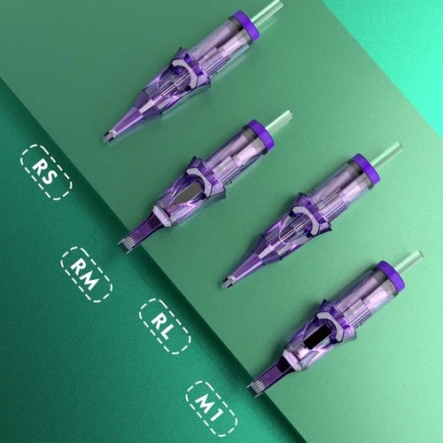 Tattoo Needle Cartridges Professional Sterile Size 50Pcs Mixed RL RS RM M1 image 2