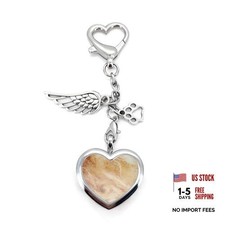 Heart Fur Pet Loss Keychain - Sympathy Gift for Dogs or Cats